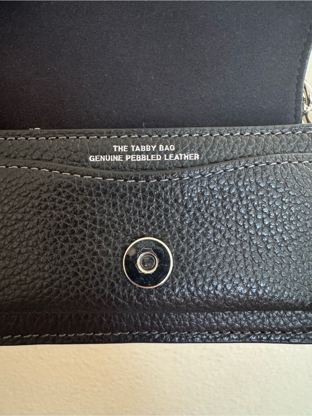 Coach Tabby 12 black pebble leather - Picture 4 of 6